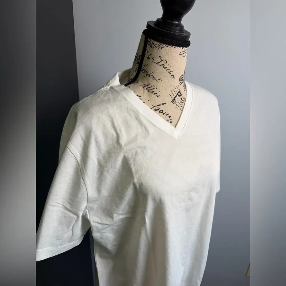 J.Crew Broken-In Classic V-Neck shirt NWT Size L